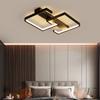 Nordic Remote Control Led Ceiling Lights Modern Bedroom Ceiling Light 220v Living Room Black Dimmable Led Ceiling Lamps Lighting