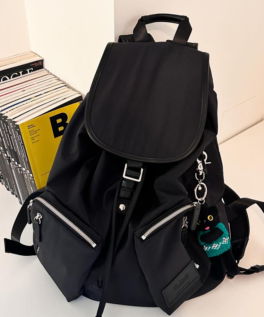 Fallett Clasp Backpack Black