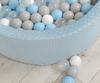 Minky dry pool H-30 cm with 300 balls - misty blue