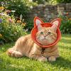 Cartoon Ears Cat Neuter Collar Adjustable Cat Elizabeth Collar Cat Anti-lick Collar  For Cat Dog