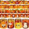 10m/Roll Cartoon Animal Poster Border Stickers  for Thanksgiving Wall Decoration