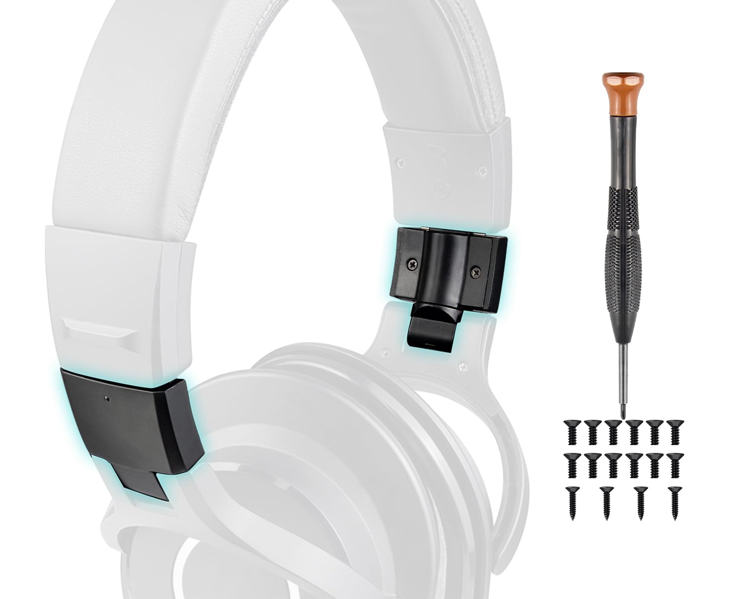 

SOULWIT Комплект шарниров оголовья для Audio Technica ATH Запасные концевые разъемы Шарнирные крышки Черный M40, M40X, Колпачки, Детали, Колпачки, Аксессуары, (2 чёрный