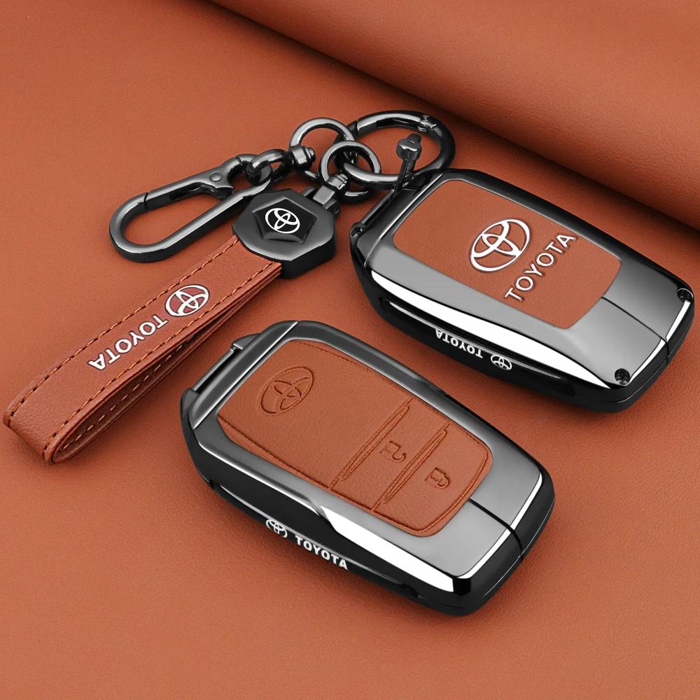 

Гарячі Для Toyota Для Toyota 2026 Нові Ковпаки на Колеса Шкіряний Чохол для Ключа Автомобіля Для Toyota C-HR Hilux Fortuner Land Cruiser 200 Camry Cor