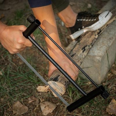 Fierăstrău de mână multifuncțional pentru exterior  Unealtă portabilă pentru camping și grătar  Lama de fierăstrău cu pliere rapidă  Fierăstrău de mână pentru lemn de câmp