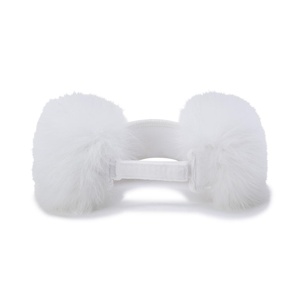 ANEW GOLF (W) Real Fur Snow Winter Visor_Ow