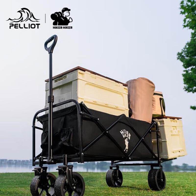 Pelliot Wide Wheel Folding Camping Cart