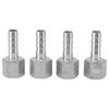 4pcs 13mm 1/2in Hose Barb Connector Stainless Steel Pipe Fitting Coupler  Home Brew Fitting