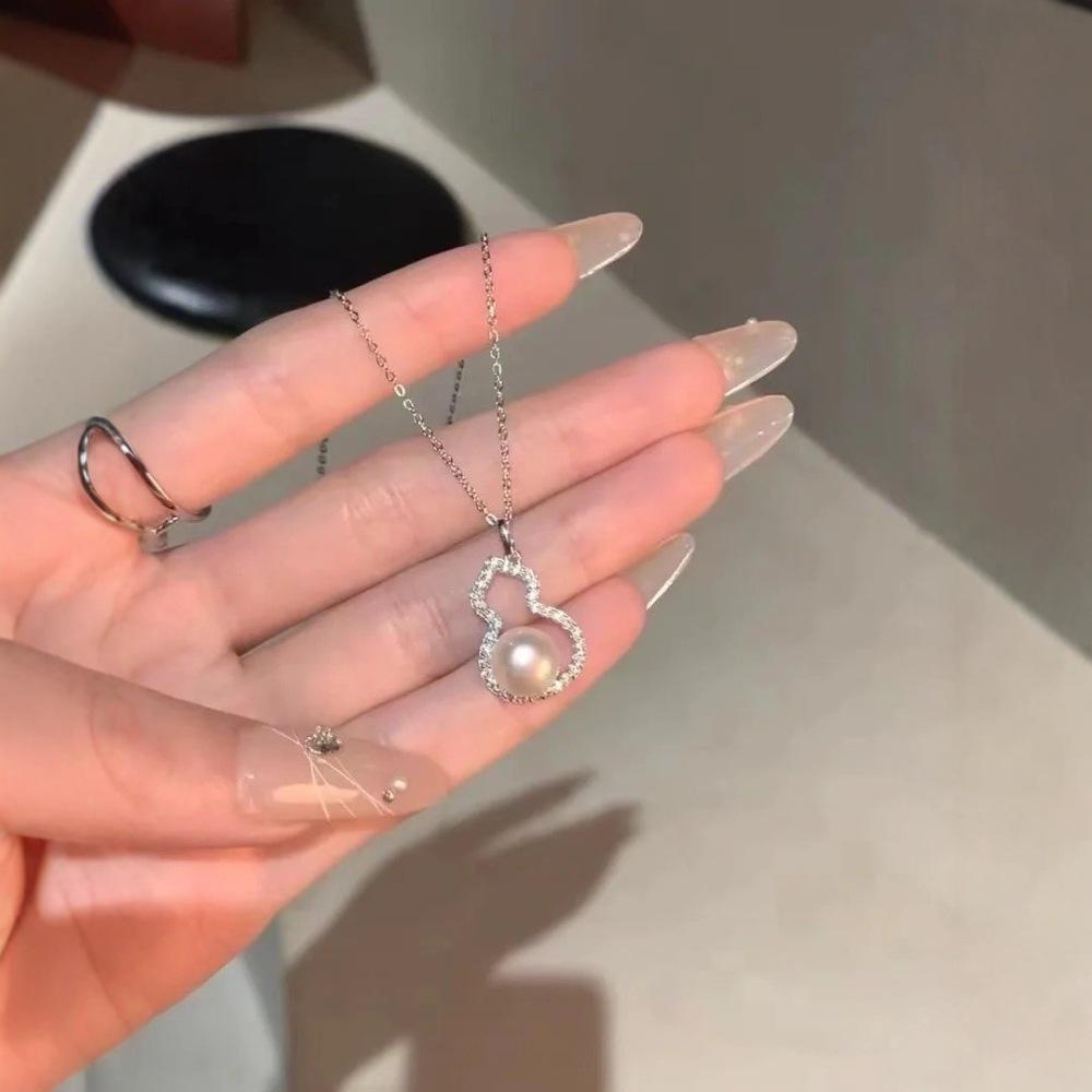 

2024 Новое модное ожерелье с подвеской в виде тыквы из искусственного жемчуга для женщин