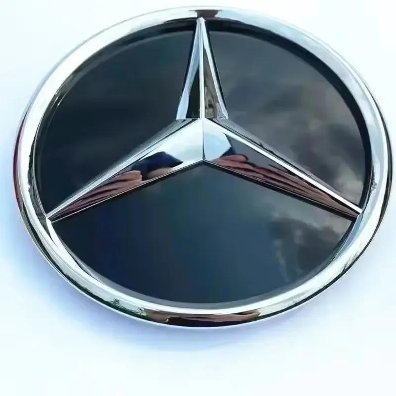 QYE1  1 Piece 20.5cm for Mercedes-Benz The Front Grille Star Logo Badge Mirror Bottom 3D ABS logoW253 GLE/GLC/GLS/CTS-class 2016-2018