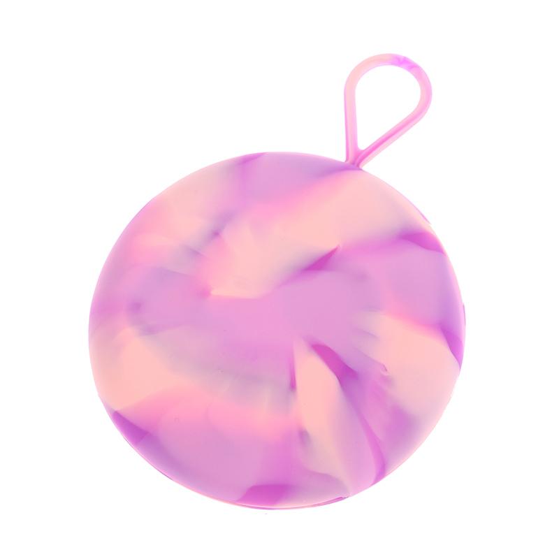 Cutie de disc menstrual reutilizabilă din silicon Igienă feminină Produse de îngrijire pentru femei Perioada Colector menstrual Husă din silicon pentru sănătatea femeilor