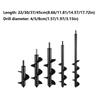 Planting Hole Digger Tool Garden Auger Spiral Drill Bit Spiral Hole Drill Bit  Cultivation Planting