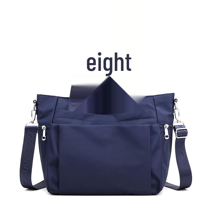 

Нейлоновая модная сумочка: Большая, Повседневная Универсальная Сумка-кроссбоди и Дорожная Наплечная сумка для Женщин темно-синий