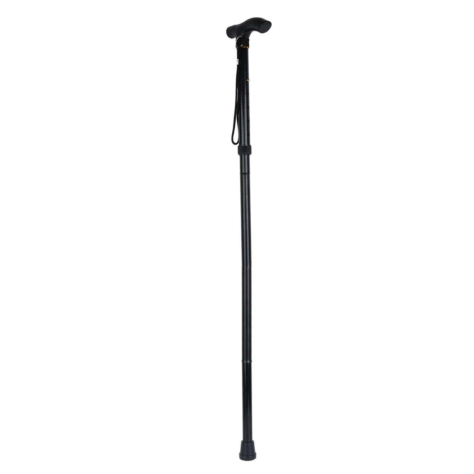 Collapsible Hiking Pole Aluminium Alloy Foldable Walking Stick Light Weight Hiking Cane Walking Cane for Senior