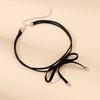 Europäischer und amerikanischer Schmuck gotische Halskette Choker Kragen ins Schleifenanhänger Schlüsselbein Kette