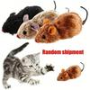 1Pc Funny Life Like Plush Mouses Running Rat Toy Moving Simulation Mice Plush Toys For Cats Dogs Tail Mouses Pets Kids