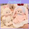 Bambola Peluche con Coniglietto e Pecora Cartoni Animati Giocattolo Zainetto Per Bambini Confortevole Sonno Regalo