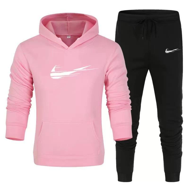 Nuovo Pullover Casual Sportivo Autunno e Primavera Felpa con Cappuccio Stampata Moda Uomo