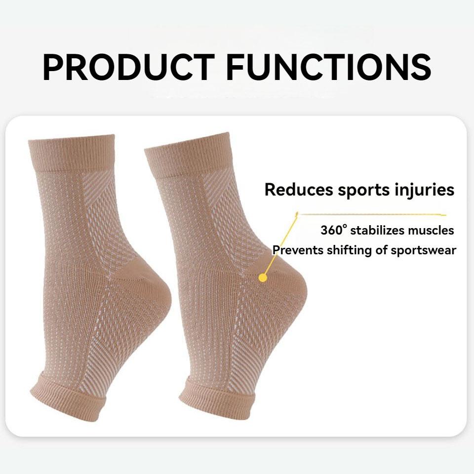 Loogdeel Compression Socks for Men Women Neuropathy Pain Relief Ankle Support Plantar Fasciitis Swelling Relief