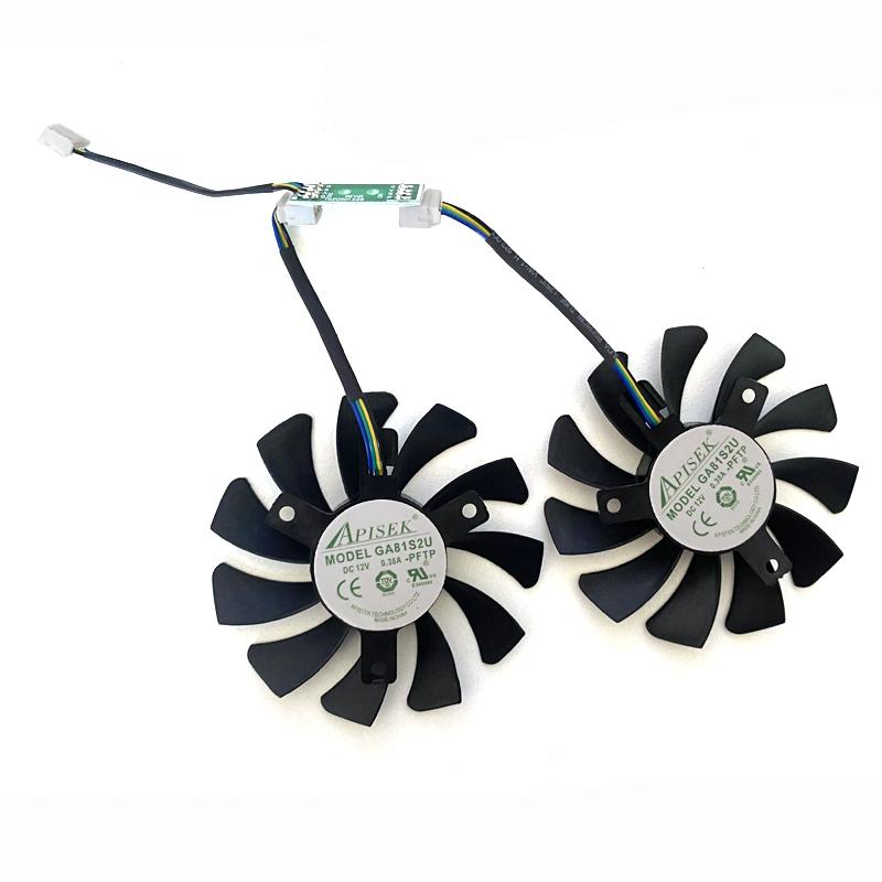 Cooling Fan 75MM GA81S2U Cooler Fan Replacement For ZOTAC GTX 660Ti 650Ti GTX760 R9 285 BOOST GTX 970 Graphics Card Fans