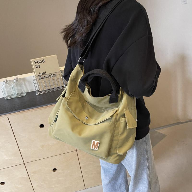 Женские сумки женские Оксфордские сумки-тоут клатч женские сумки через плечо хаки — фото 15