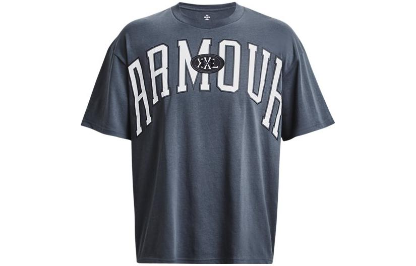 Under Armour Drop Shoulder Sleeve T Shirt Men s Gray 1379558-044 M