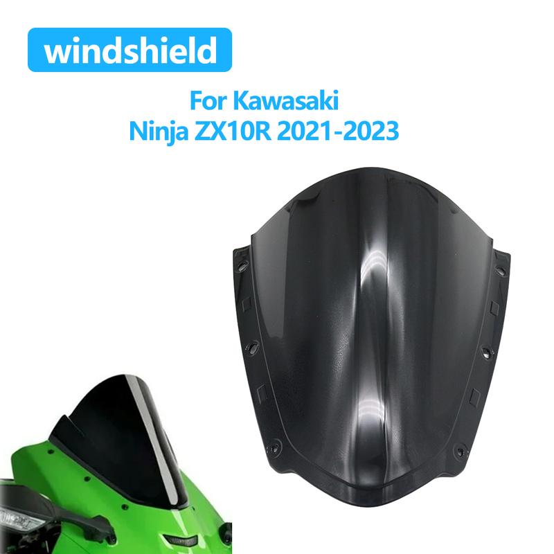 For Kawasaki Ninja ZX10R ZX 10R    Motorcycle Front Fairing Windshield Windscreen Wind Screen Deflectors Accessories