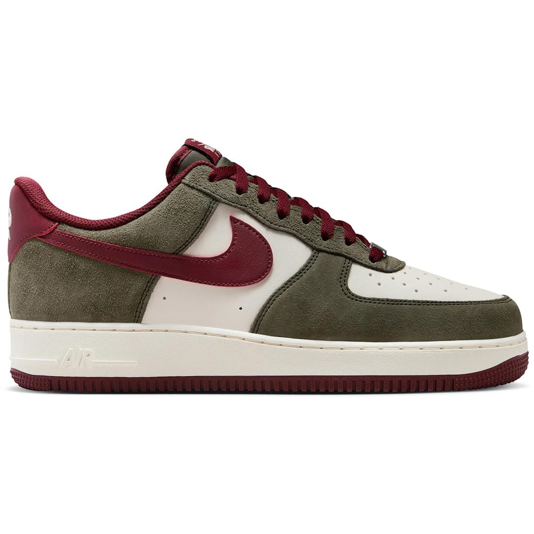 

Кроссовки Nike Air Force 1 Low 07 LV8 Cargo Khaki Pale Ivory Dark Team Red(FQ8714-302) 41