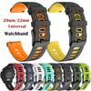 20mm 22mm Silicone Strap for Garmin Forerunner 265/265S/Venu3 Sport Replacement Band For HUAWEI Watch GT5 46mm 5 Pro Bracelets