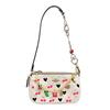 Shoulder Bag [Customized Bag] Nolita 19 ZY Zhiyu Classic Presbyopia Flower Graffiti Sunflower Pearl Chain Sand Color with Chalk White (cherry)