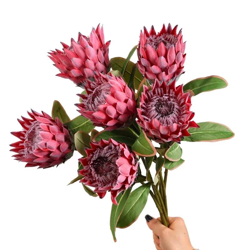 Stile Europeo Simulazione Fiori Imperiali Ramo Festa Decorativa Seta Artificiale Bianco Fiore Reale Decorazione Stanza