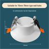 Round Air Conditioner Exhaust Pipe Decorative Cover and Seal