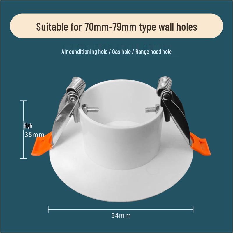 Round Air Conditioner Exhaust Pipe Decorative Cover and Seal