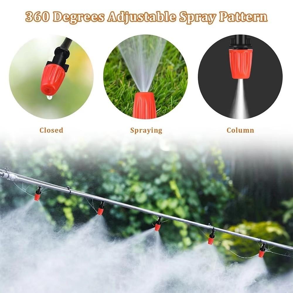 Fog Nozzles Automatic Watering Kit 5-30M Garden Misting Kit Spray Misting System  Outdoor