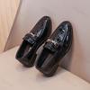 Kinder Lederschuhe Jungen Formelle Schuhe Schwarz Klassisch Spitze Weiche Sohle Frühling Herbst Britische Kinder Flache Schuhe