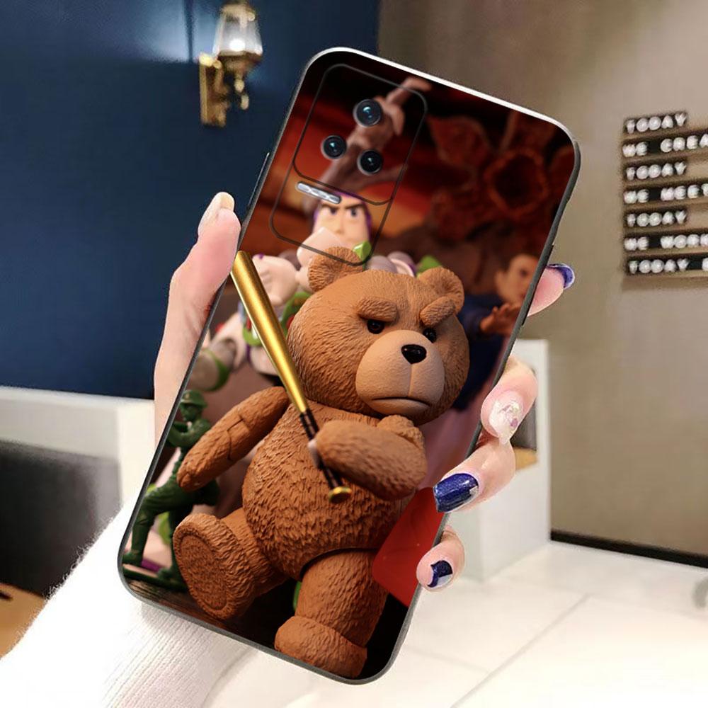 Die Niedliche Teddybären Handyhülle Für Redmi K60 K40 Gaming K30 13C 12C 12 10 10C 9T 9C 9A 9 8 7 6 A1 A2 Silikonhülle Funda Cover
