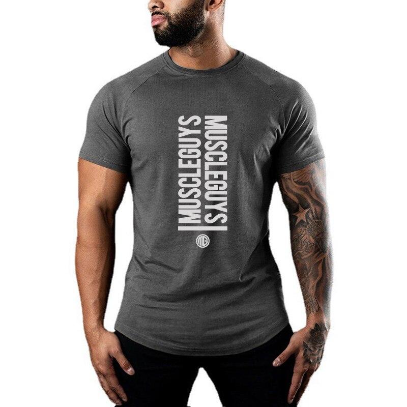 Do The Work Printed Gym Sports Fitness Bodybuilding Mens Fashion Casual Breathable Slim Fit Workout Summer Cool Tshirt M-2XL