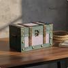Wooden Treasure Chest Antique Finish Box Vintage Style Decorative for