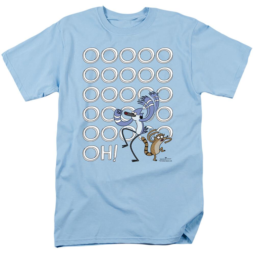 Regular Show Oooooh Mordecai And Rigby Licensed Adult T-shirt XXL