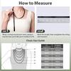 BAMOER Solid Gold Over 925 Silver Chain Necklace for Women Girls, Stackable Round Snake Chain For Daily DIY Pairing