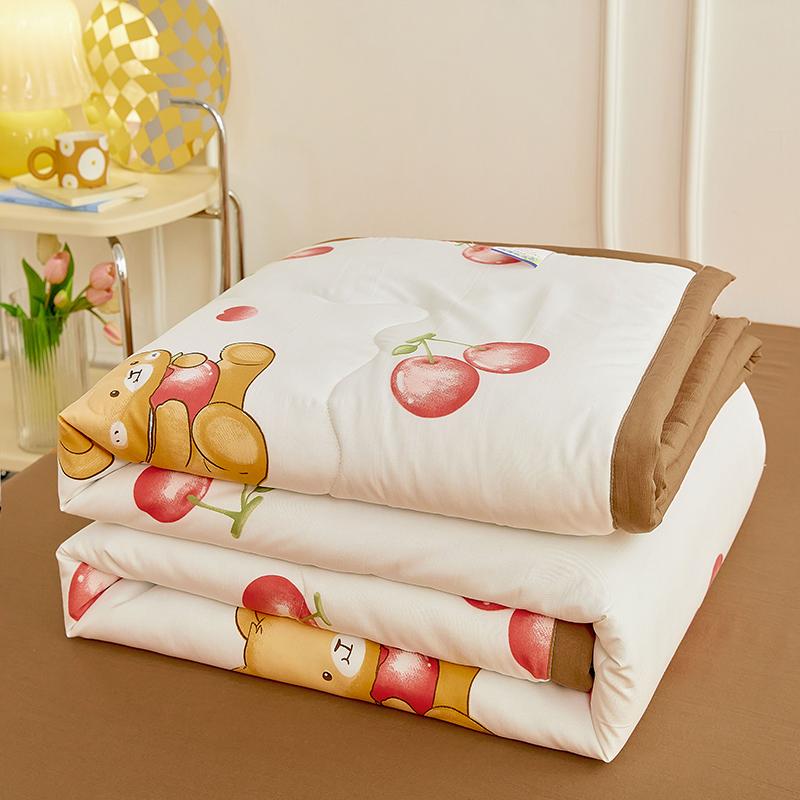 

Ботанический Цветочный Листья Квилт Мягкий Удобный Кондиционирующий Тонкое Одеяло Летний Хлопково-Льняной Квилт из Стиранного Хлопка Пушистое Одеяло 150x200cm Only Quilt