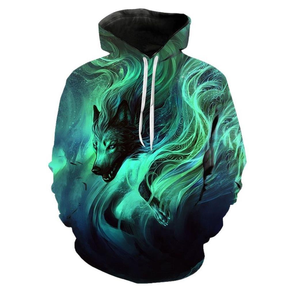 2023 Nuovo Amore Caccia al Cinghiale Stampa 3D Felpa con Cappuccio Oversize da Uomo Animali Unisex Street Casual Abbigliamento Sportivo