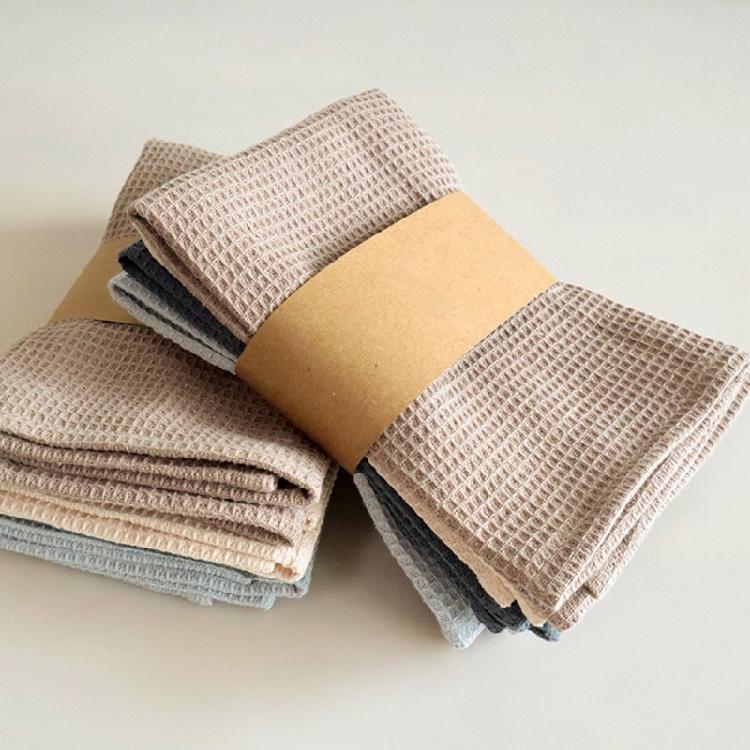 4PCS Assorted Dish Rags Fast Drying Dishcloth Absorbent Towel Comfortable Cloth