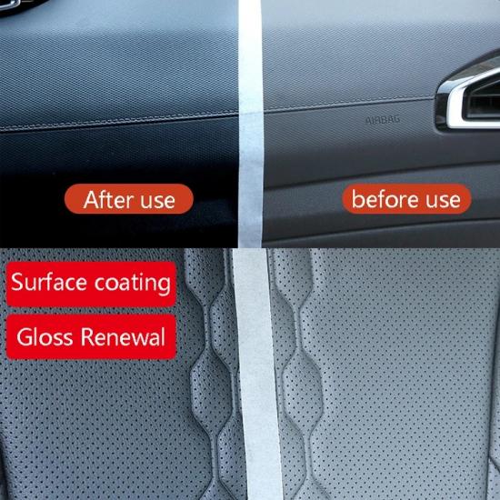 Car Plastic Refurbished Plated Crystal Coating Agent Part Retread Scratch Repair Console Instrument Panel Care Polish Cleaner