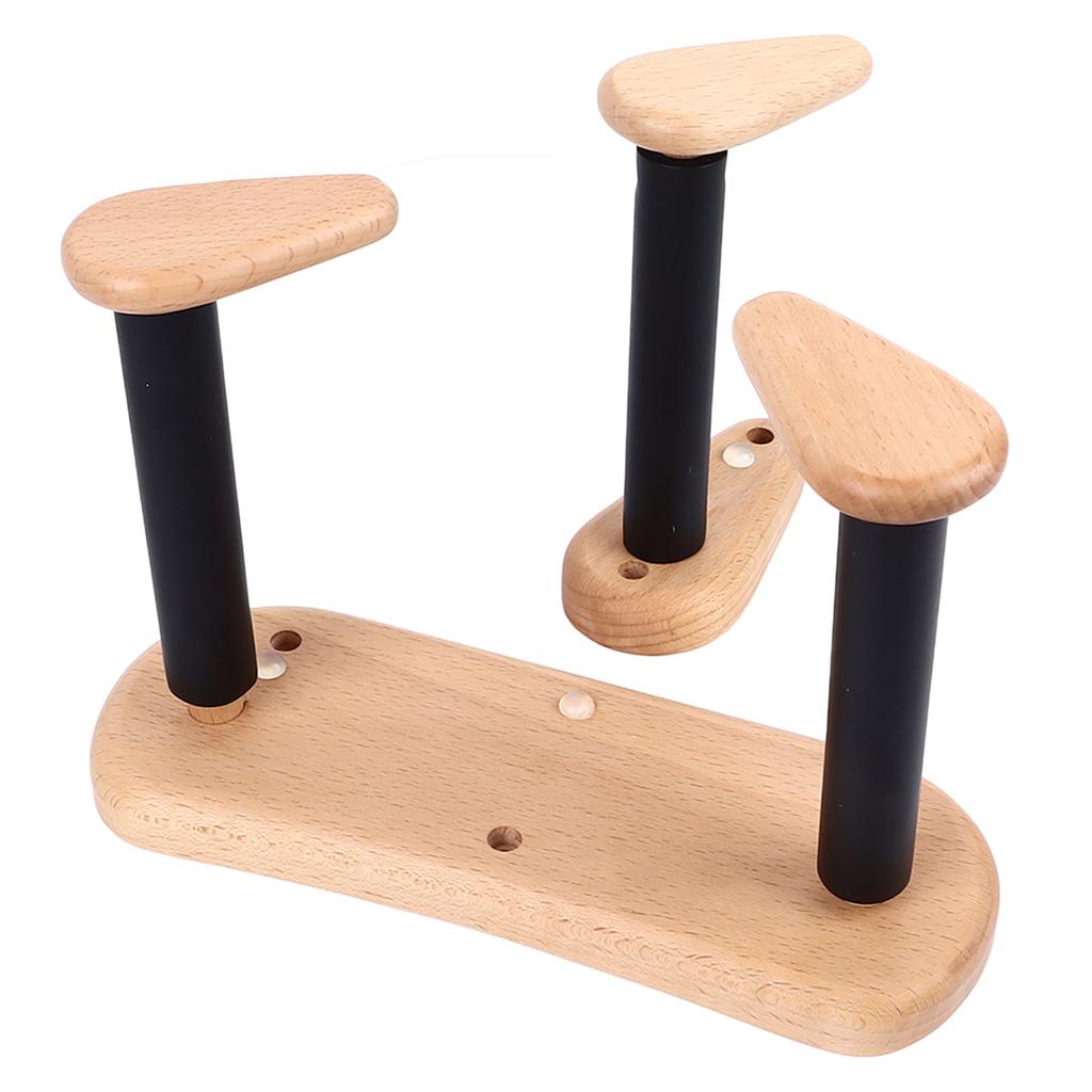 Holz E-Gitarren Wandhalterung Horizontal Universal Platzsparend Geteilt Bass Akustikgitarre