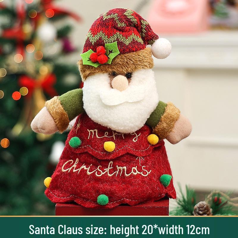 Christmas Gift Bags: Kids' Cartoon Candy & Apple Decor In Santa & Tree Shapes