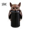 Camping Beer Can Toppers 3D Printed Bat Cover, Reusable Soda Protector Lid, Cute Animal Practical Stocking Stuffers for Coworkers Drink Dust