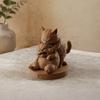 Frolicking Cats Figurine, 3D Printed Playful Cat Statue, Cute Collectible Kitty Sculpture Desktop Ornament Gift for Cat Lovers