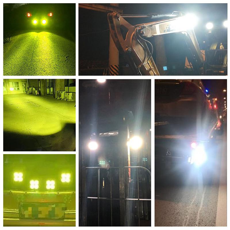 Motorcycle Led Work Light 12V Fog Light Spotlight DRL For Car 4x4 Off Road ATV SUV Motorcycle Trucks Tractors Boat Headlights