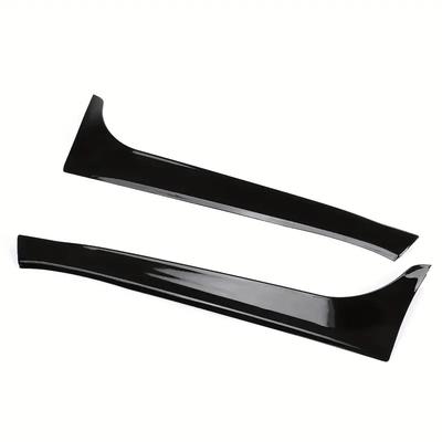 Rear Window Side Spoiler For VW Golf 6 MK6 Standard 2008-2013 Window Trunk Spoiler Canard Canards Glossy Black Splitter
