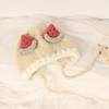 Lovely Fleece Fruit Ear Hat Winter Soft Baby Beanie Cap Thick Warm Ear Protection Hat Boys Girls